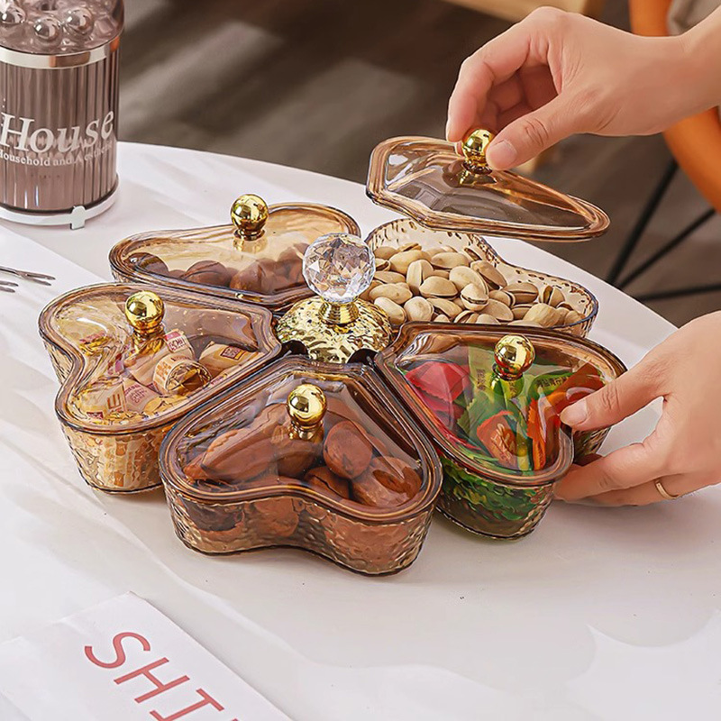 Food Snacks Items - Neues leichtes, luxuriöses, drehbares Obsttablett, Wohnzimmer-Couchtisch,