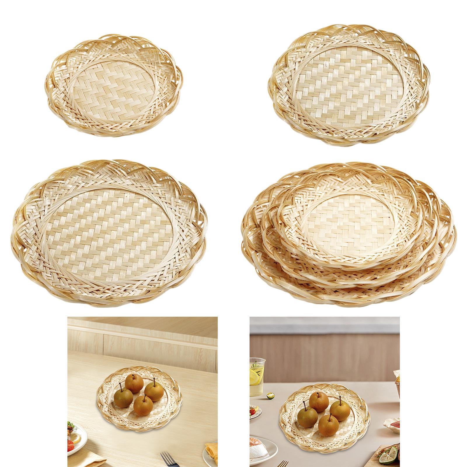 Bambuskorb-Tablett zur Lebensm – Food Platter Snacks Bewertung und Preis