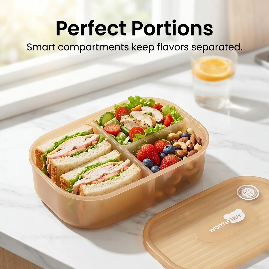 Abnehmbare Bento-Box aus Kunst – Food Or Snacks Bewertung und Preis