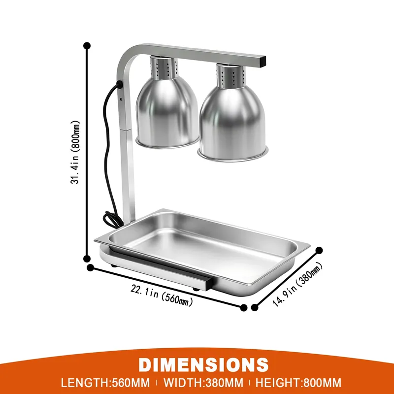 Gewerblicher Edelstahl-Doppelk – Snacks Food Warmer Bewertung und Preis