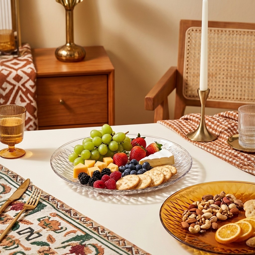 Klare Kunststoff-Servierplatte – Food Platter Snacks Bewertung und Preis