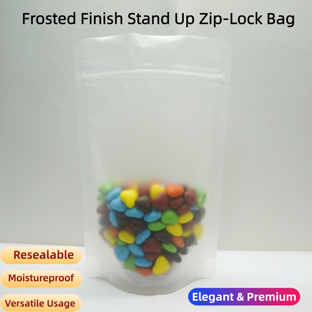 100 Stück matte, transparente  – Food Snacks Items Bewertung und Preis