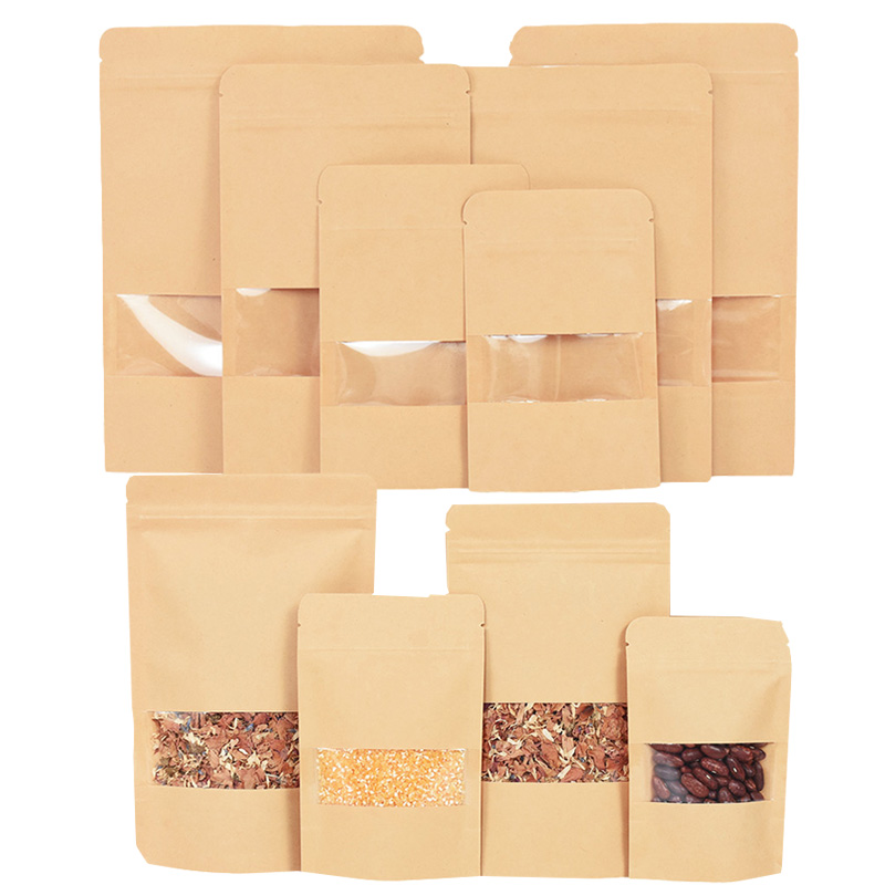 20/50 stücke Kraft Papier Zip- – Food Snacks For Christmas Bewertung und Preis